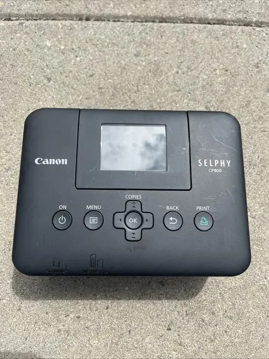 Canon Compact SELPHY CP800 Portable Printer Unit Only No Charger Untested