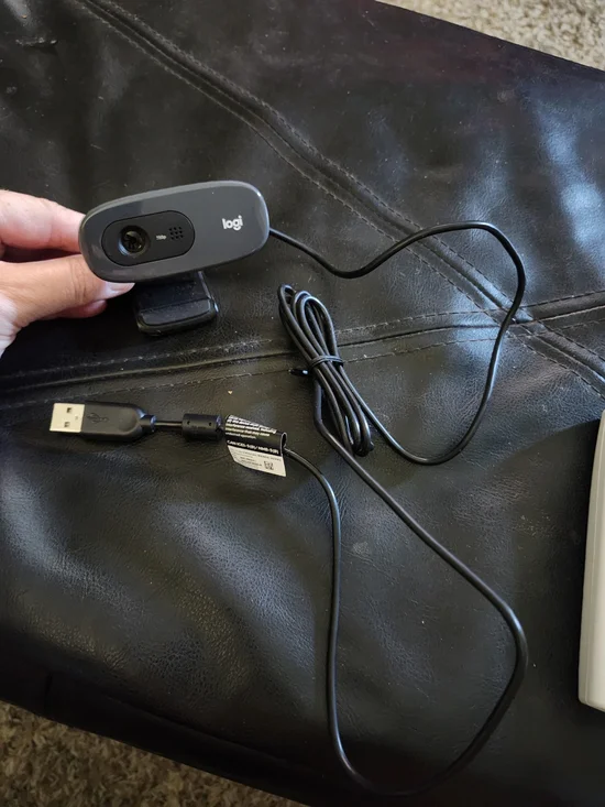 Logitech Webcam- External, USB connector