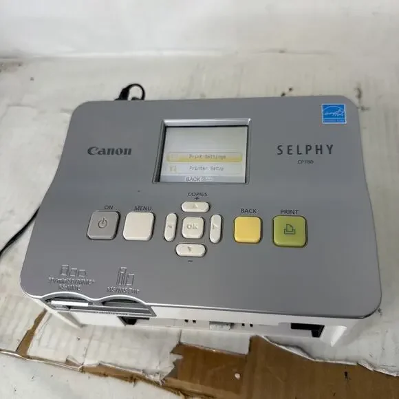 Canon SELPHY CP780 Portable Compact Photo Picture Printer Unit Only As Pictured