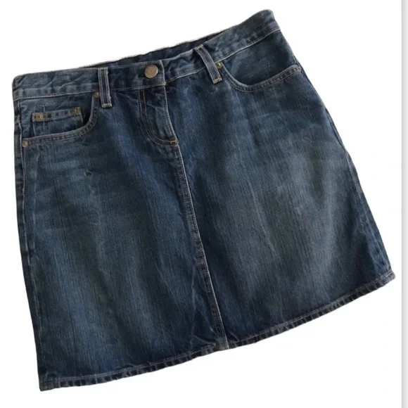 J. Crew 5 Pocket Denim Mini Skirt