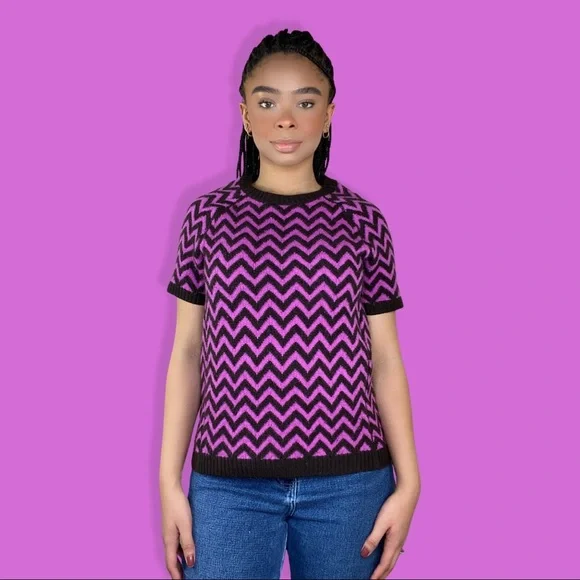 J.Crew Zig Zag Wool Sweater