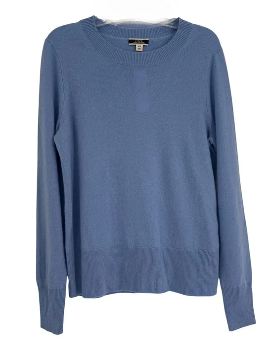 J.Crew NWT Womens Classic Fit Cashmere Crewneck Sweater Blue Size XS Pullover