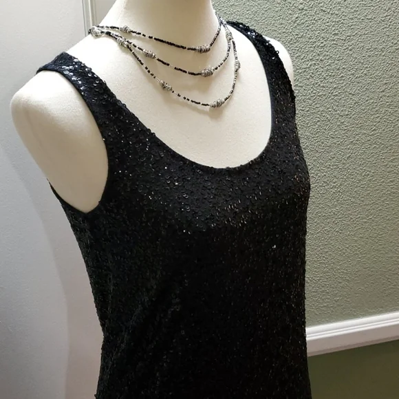 J. CREW SEQUINED SLEEVELESS TOP