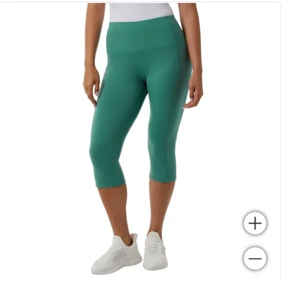 New 32 Degrees Women’s Cropped Tight green leggings‎