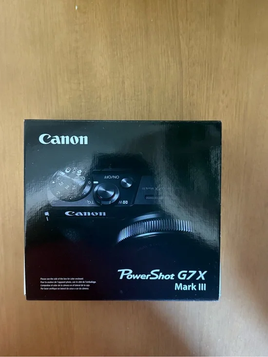 Canon PowerShot G7 X Mark III Compact Camera Box - Black