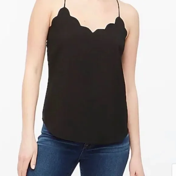 NWT J. By J. Crew Scallop Racer Back Cami size 2