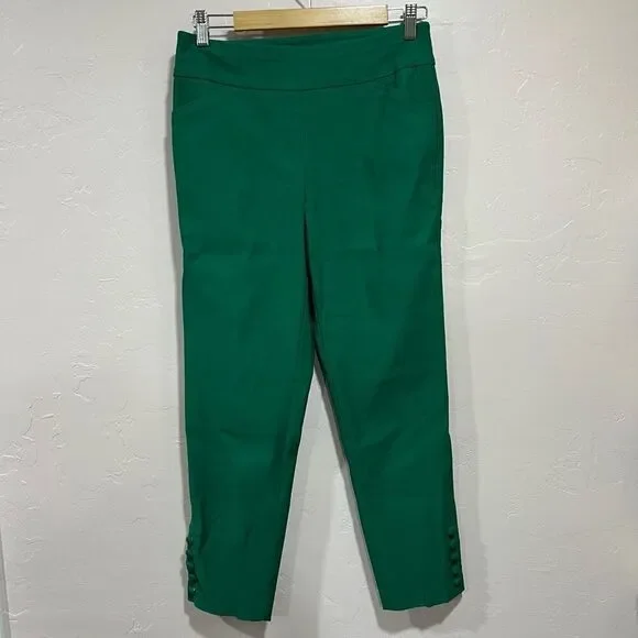 Worthington Green Pull-On Skinny Elastic Pocket Legging Pants Women Size Small