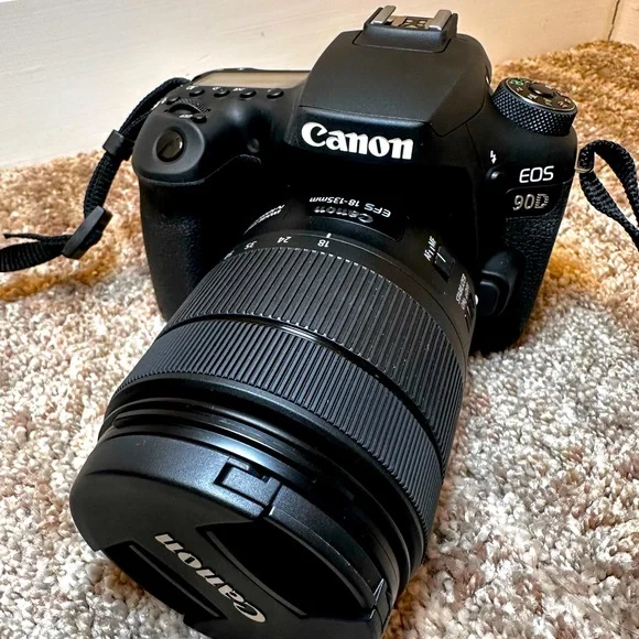 Canon- EOS 90D DSLR Camera 18-135mm Lens