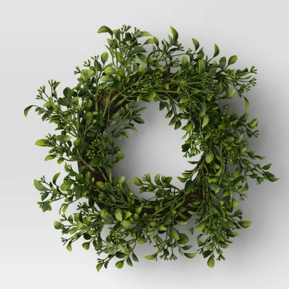 Boxwood Mini Wreath Green - Threshold