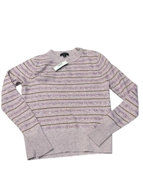 J. Crew j crew purple wool blend sequined sweater xs nwt new