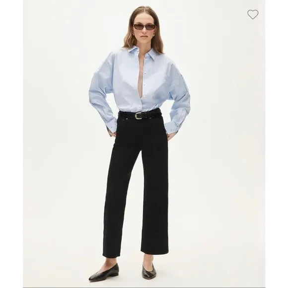 J. Crew Slim-wide jean in Black NWT Size 33