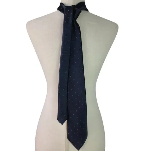 Christian Dior Gray Red White Men's Tie