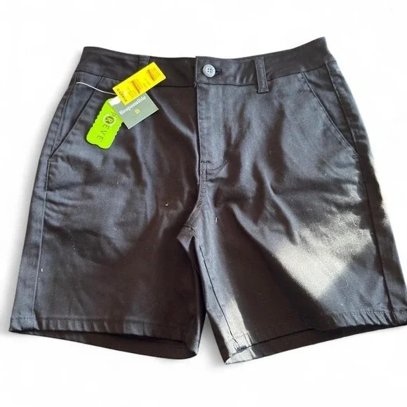 RSQ B Chino Shorts Black Size 16 Repreve Recycled Fabric Tillys BCS829