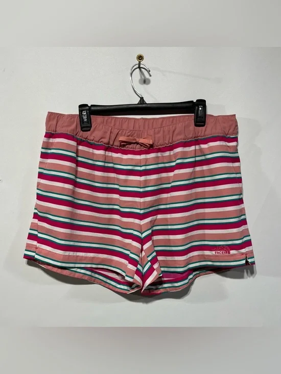 The North Face Pink Striped Quick Dry Shorts‎ Women’s Size Large