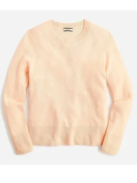 J. Crew Cashmere Sweater Peach