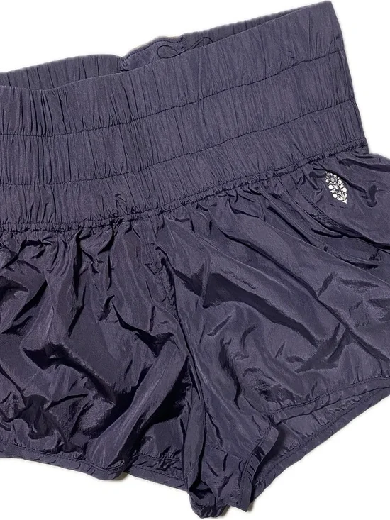 Free People Movement Smocked Waist Navy Athletic Shorts
