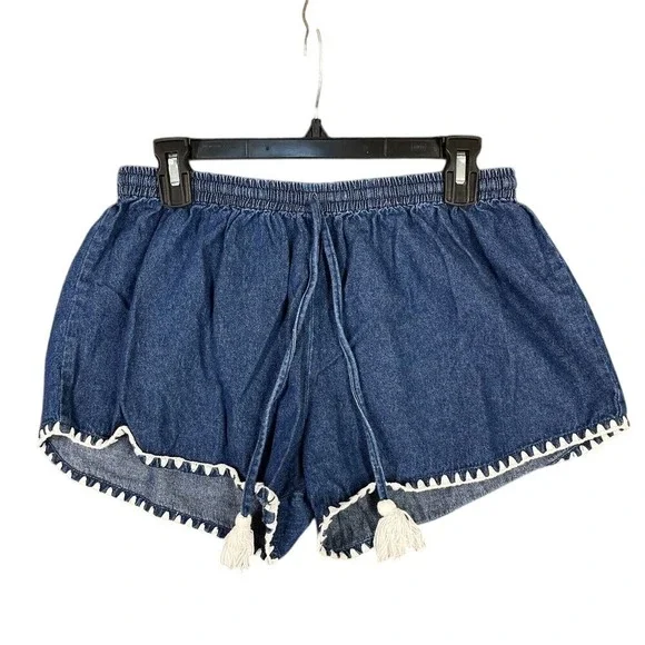 Madison Mathews Boho Cottagecore Indie Summer Shorts Womens‎ L Retrocore