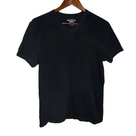 J. Crew Mercantile Black V-Neck T-Shirt
