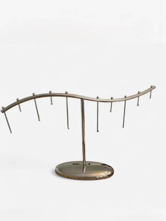 Crate & Barrel Silver Ornament Holder Centerpiece Tree – RARE NWOT