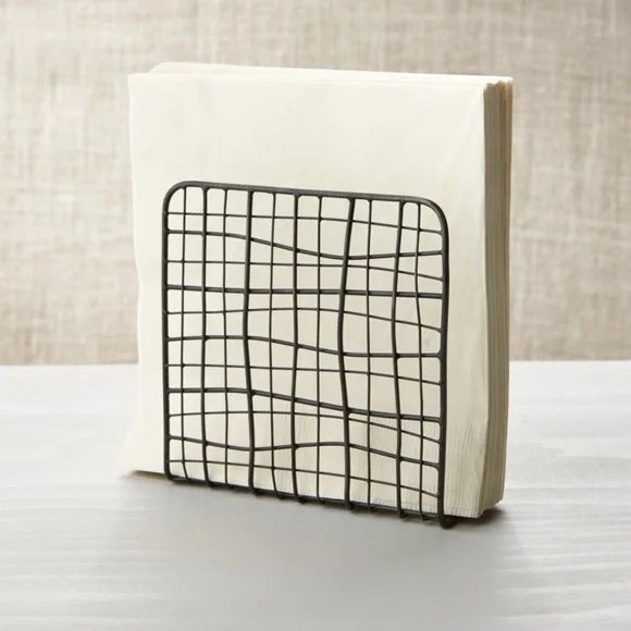NEW Crate&Barrel Wire Napkin Holder