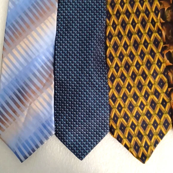 Geometric Patterns/Shapes Vintage Men's Ties - Lot of 5