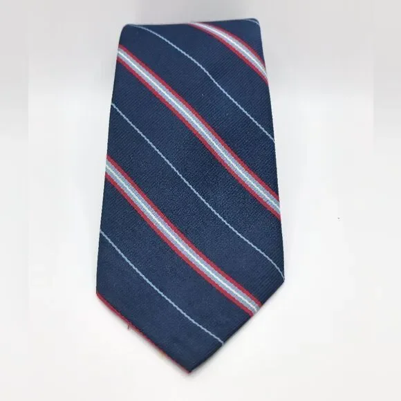 John Remington Striped Silk Tie