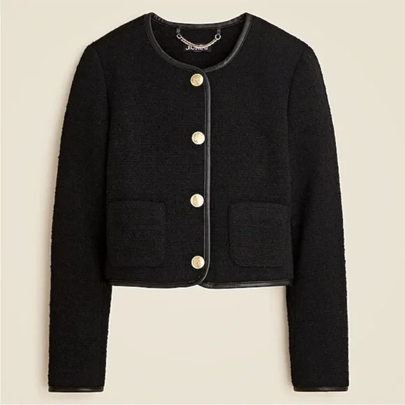 J. Crew Black Blazer with Gold Buttons