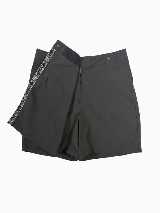LL Bean Black Vista Trek Skort 8 Nylon Spandex Hiking Golf Tennis Pockets Sporty