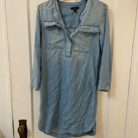 J. Crew denim dress
