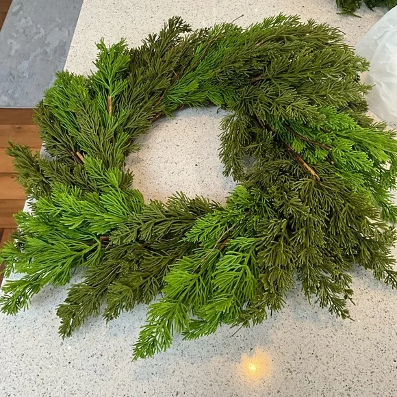 Restoration Hardware Natural looking wreath *Send a reasonable offer!!