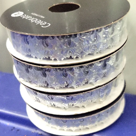Silver Decorative Ribbon Bundle.
