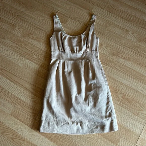 J.Crew Beige Neutral Lined Dress Women’s 4