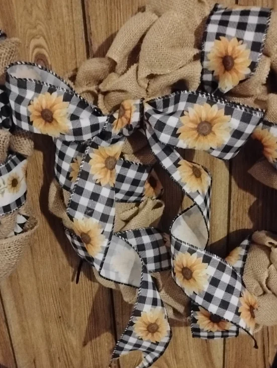 Summer Sunflower Wreath