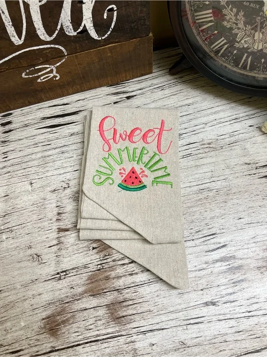 Hand Crafted Pink and Green 