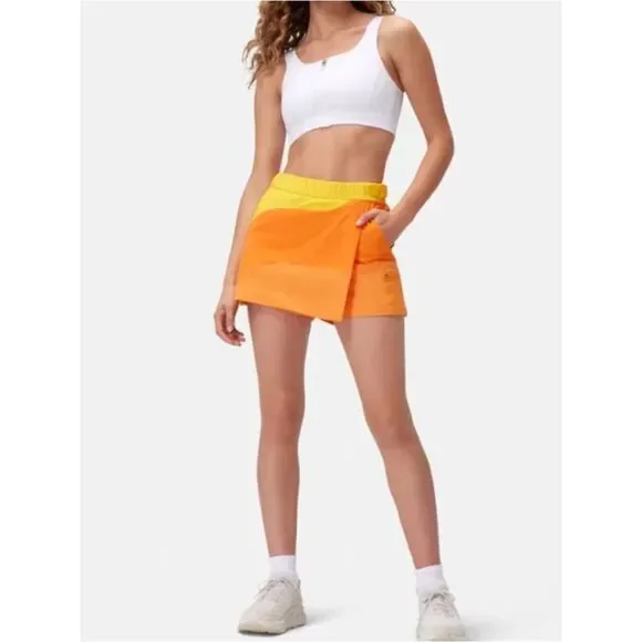 Outdoor Voices Rectrek Skort - Sunshine Yellow Orange, Size M