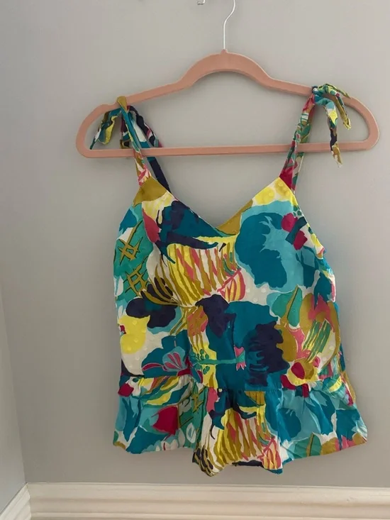 J. Crew Peplum Seaside Top