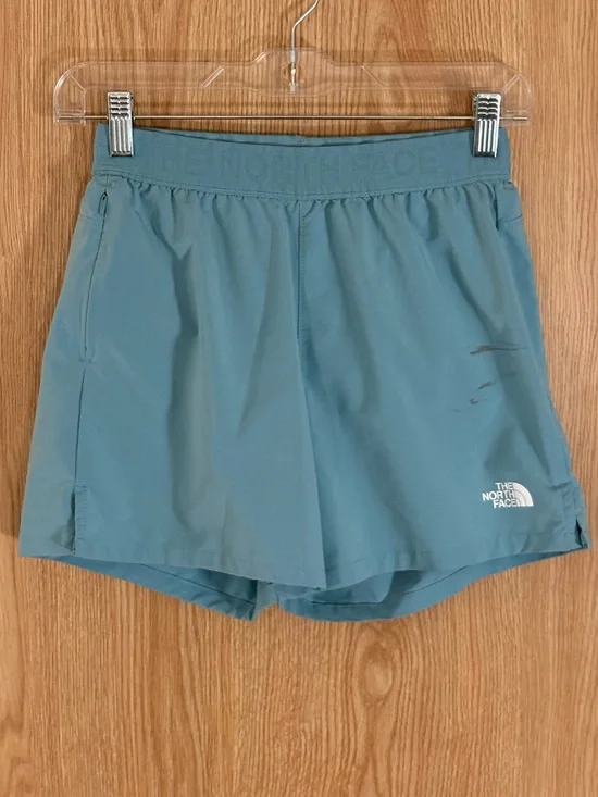 The North Face Wander 2.0 Light Blue Running Athletic Shorts