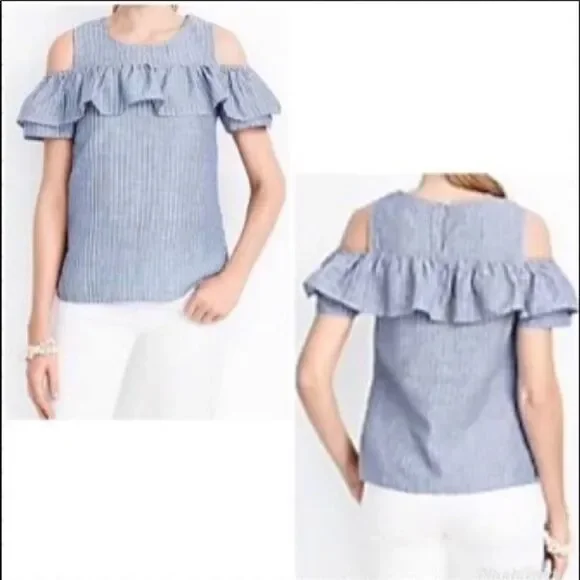 ✨2xHP✨J.Crew Cold Should White Tank✨