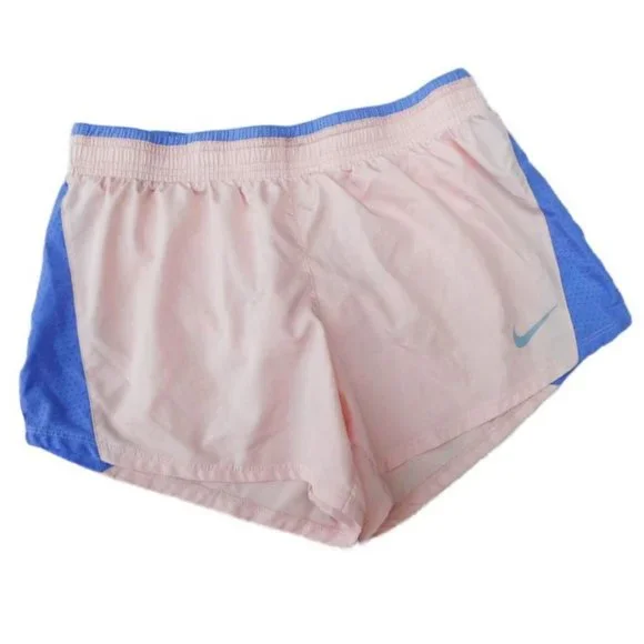 Nike Dri Fit Shorts Liner Pink Purple Running Mesh Moisture Wicking M