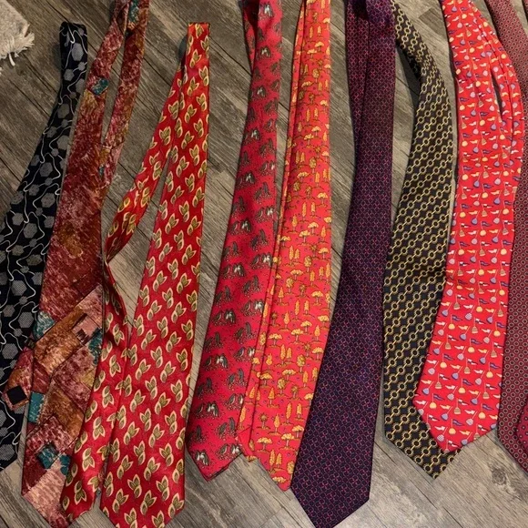 Luxury tie lot / 10 luxury ties in total - / CELINE / ARMANI