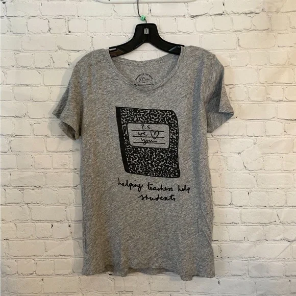 J. Crew teacher tee shirt
