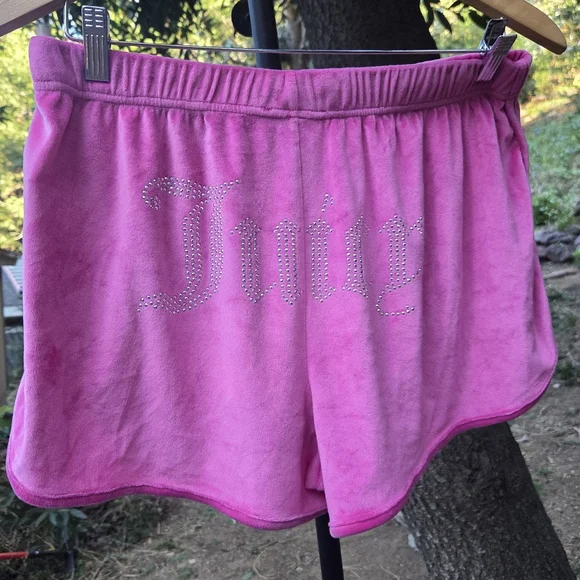 Juicy Couture‎ Rhinestone Pink Pajama Shorts
