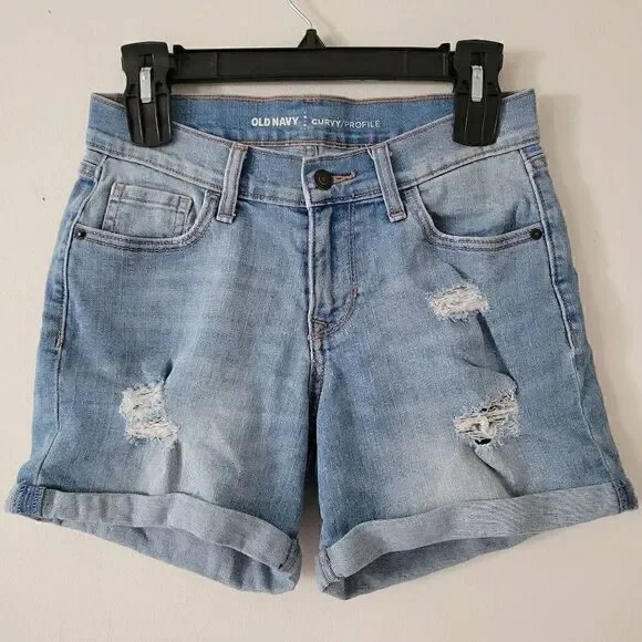 Old Navy Curvy Cuffed Shorts 0