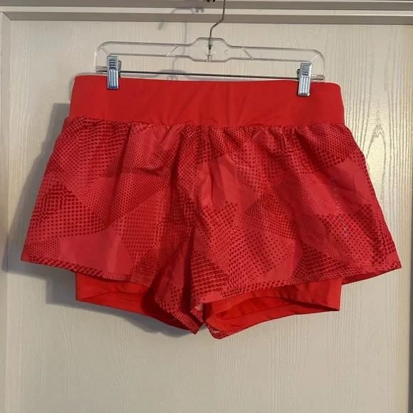 Cricit | Vibrant Red Women's Athletic Shorts | Size 12/14
