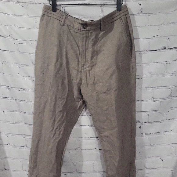 Men's Tan Pants 32x32. Banana Republic Linen Blend