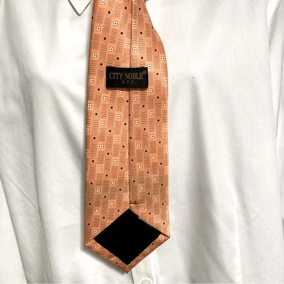 City Noble Vintage Men's Wide Necktie 3.75