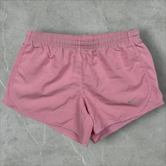 Women's Nike Pink Loose Vented Running Shorts - XS
