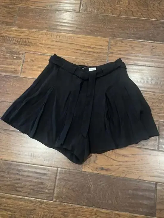 Sunday Best Black Pleated Skort Size 6