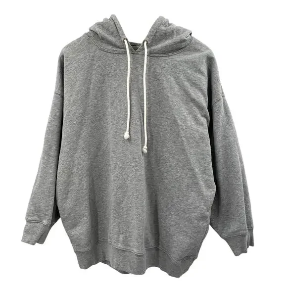 J.Crew gray University Terry Oversized Hoodie