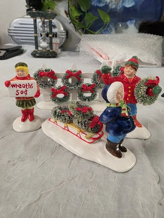 Wreaths For SaleOriginal Snow Village No Box